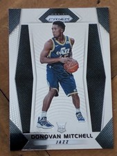Donovan Mitchell 2017-18 Panini Prizm Rookie Card RC #117. rookie card picture