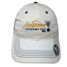 Jack Nicklaus Academy Cup 2013 Baseball Cap White One Size Classic Cut Ahead