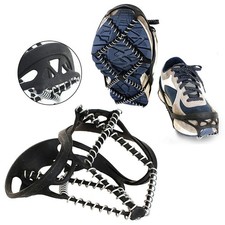 Anti Slip Ice Grippers For Boots Shoes Grips Spikes Crampons Outdoor Hiking DY