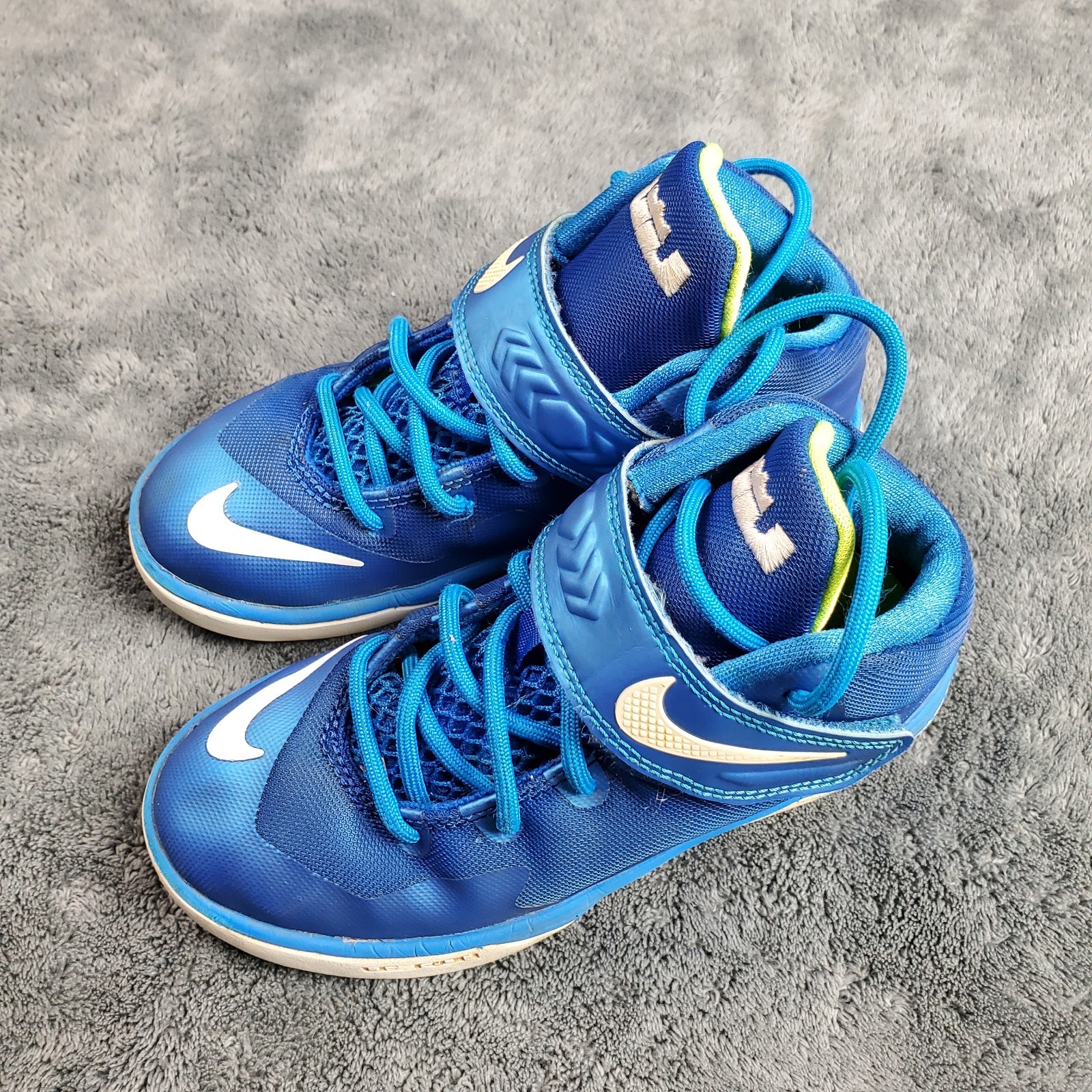 Boy's 12c Blue Basketball Sneakers 653646