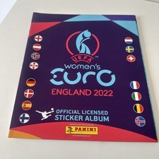 Panini Women’s Euro England 2022 Sticker Album NEW