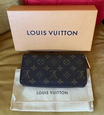 Authentic Louis Vuitton Monogram Zippy Long Wallet With Box And Dust Bag