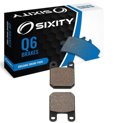 Sixity Organic Brake Pads  FA115 Front Replacement Kit Full Complete vq