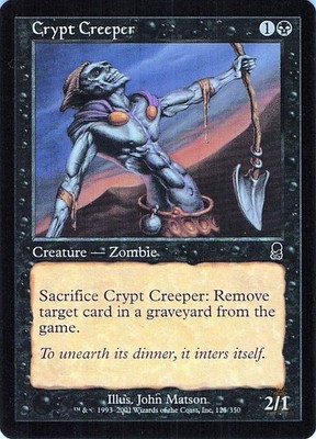 Crypt Creeper 125 Odyssey Magic: The Gathering NM