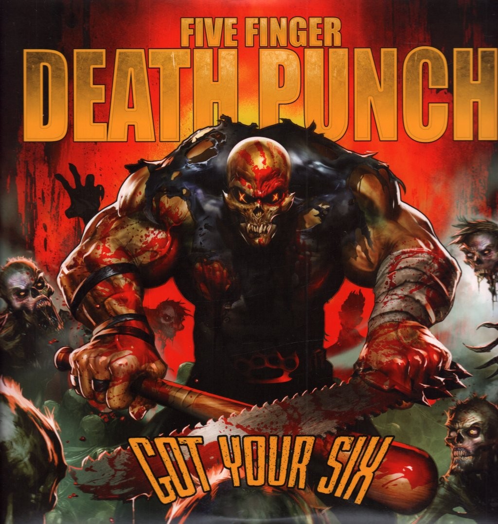 Five Finger Death Punch Got Your Six double LP vinyl Czech Republic Eleven Seven