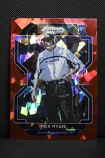 2021 Panini Prizm - Rex Ryan #289 Rookie (RC) Red Cracked Ice Ravens