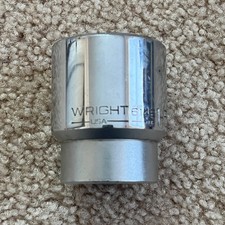 Wright #6142 USA  1-5/16 Shallow Socket 3/4  ...