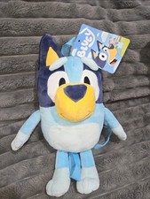 NEW Kids' Bluey Plush 16" Backpack - Blue