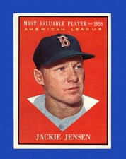 1961 Topps Set-Break #476 Jackie Jensen MVP NM-MT OR BETTER *GMCARDS*