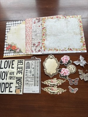 Prima & Others Scrapbook Kit Romantic Victorian No Sketches