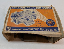 Vintage Mansfield Little GEM Automatic Film Splicer 8  16mm Movies Films USA