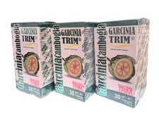 3 PACK Garcinia Cambogia Garcinia Trim 30 Capsules 500 mg Dietary Supplement