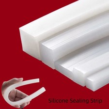 Silikon Schnur Silikonstreifen Dichtungstreifen Vierkant Gummidichtung Meterware
