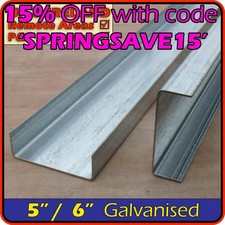 150mm 130mm x 50 mm Galvanised Steel Channel C U section 5x2 6x2 130mm mild 3...