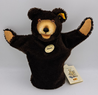 Steiff Classic Hand Bär Handpuppe 250118 K/F/S Anhänger 27cm