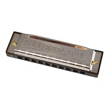 Harmonica Key of C Hohner BluesBand Blues Band Stainless Steel, 1501