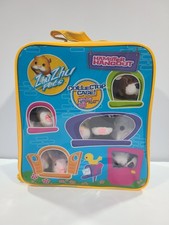 Original Zhu Zhu 14 Pets Hamsters with Hamster Hangout Travel Carry Case