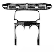2013-2015 Chevy Camaro Carbon Fiber Ac Vent Radio Switch Trim Overlay
