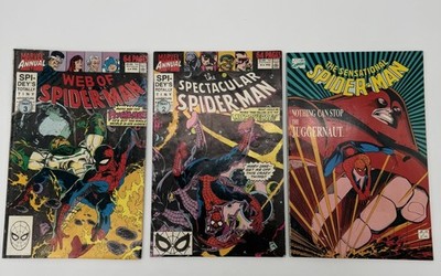 Spectacular Spider-Man Annual #10 Microverse Spidey Marvel 1990 Annual Comic Lot