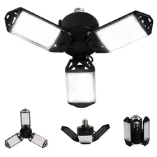 120 Volt LED Garage Light Bulb, 8000 Lumen 6500K Daylight Ceiling Fixture with 3