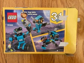 Dog Robot Manual and Box - Robo Explorer LEGO CREATOR (31062) - USED, READ DESC