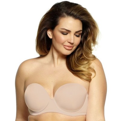 34D Paramour by Felina Marvelous Contour Full-Figure Strapless Bra 235033