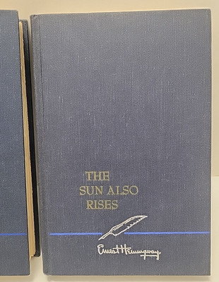 2 Vol Hemingway: The Sun Also Rises & A Farewell to Arms (hardcovers) 1957 Mint