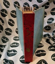 Rare Vintage 12-Sleeve 78 RPM Record Storage Album  Classic Retro Teal/Red