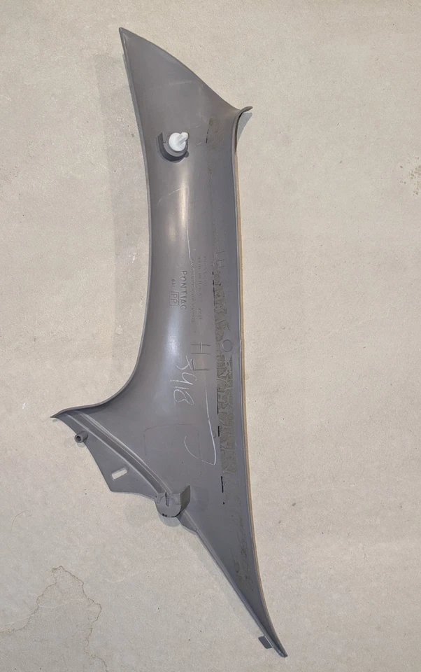 GENUINE 97-03 Pontiac Grand Prix SE GT GTP LH Rear "C" Pillar Trim Gray - Image 4 of 4