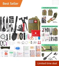 Advanced 256 in 1 First Aid Kit with Tactical Gear - Essential Outdoor Companion
