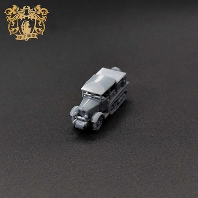 3D printed1/144 German Unic P107 Artillery Tractor Model Unpainted