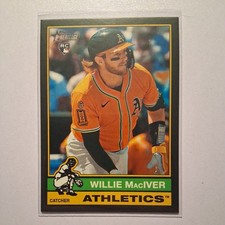 2025 Topps Heritage WILLIE MAcIVER RC BLACK /50 #533 A’s SSP