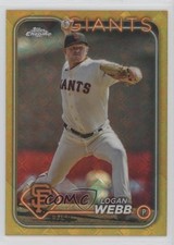 2024 Topps Chrome Logofractor Edition Gold Refractor 47/50 Logan Webb #168 z1r