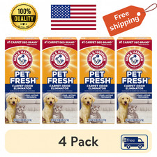 Arm  Hammer Pet Fresh Carpet Deodorizer 42.6oz 4 Pack  Odor Eliminator  Free