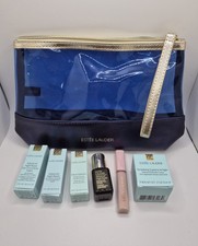 Est e Lauder Travel Set Advanced Night Repair, Micro Essence  Cosmetic Bag New