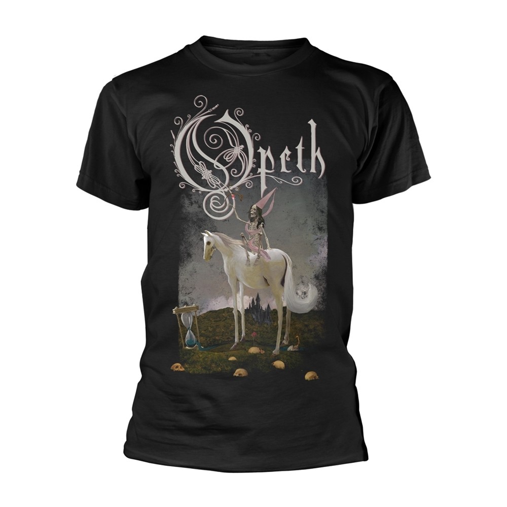 OPETH - HORSE BLACK T-Shirt, Front - Back Print Large
