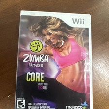 Majesco Zumba Fitness Core Nintendo Wii Fitness Dance Game, E10+, Zumba Series
