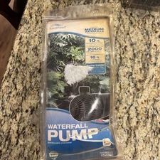 TOTALPOND 2000GPH 10ft MEDIUM waterfall pond pump w/barrier bag 52321