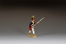 King  Country RTA133 Santa Anna's Soldier Charging Forward 60mm