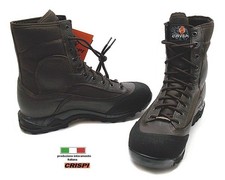 Anfibi militari Crispi Leopard marroni 90076121