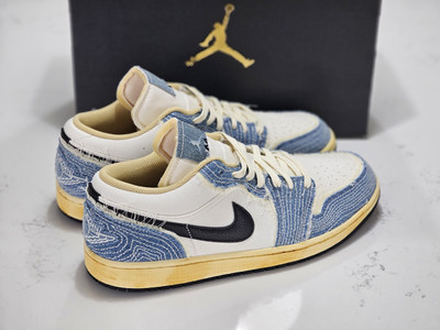 UK 11 - Nike Air Jordan 1 Low Sashiko Denim World Make Japan