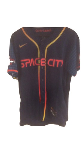 Jeremy Pena Houston Astros “ Space City” jersey, NWT, Mens XXL, 26” pit-to-pit - Picture 2 of 3