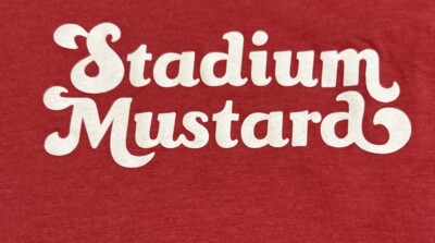 Stadium Mustard Red T-shirt Made in the USA Lightweight And Very Soft Size 2XL