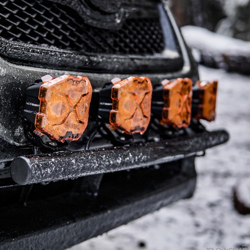 NOVSIGHT X-Series 4-inch LED Pod Light DRL Driving Beam w/ Wiring Harness 6000K - Picture 17 of 24
