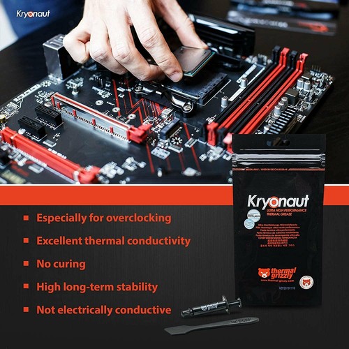 Thermal Grizzly Kryonaut 1g Wysokowydajna pasta termiczna - Zdjęcie 4 z 5