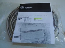 SENTROL GE 302-DT-06A INDUSTRIAL INTERLOCK SWITCH ARMORED CABLE.