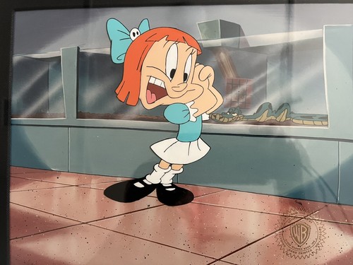Warner Bros. Tiny Toons Adventures Original Production Cel of Elmyra Duff - Picture 4 of 6