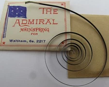 Nos Waltham 6s 1889 model 2217 Mainspring 1 piece