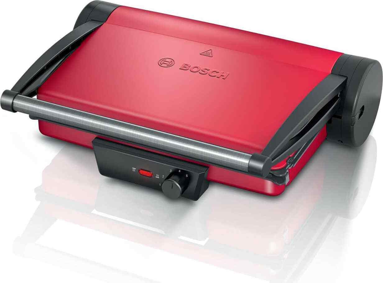 Bistecchiera Bosch TCG4104 Rosso 2000W | Piastre Removibili e Lavabili