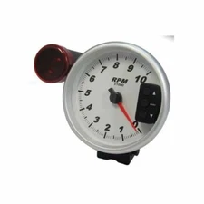 Big End Performance 15216 Super Comp Tachometer 5 in. 10,000 RPM White Face